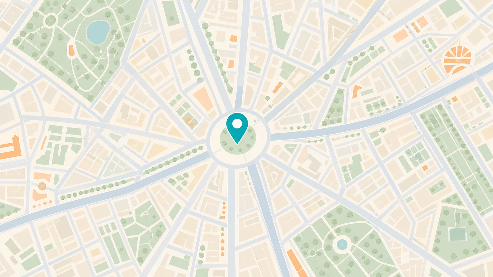 Plan urbain illustré avec un repère de localisation à Place d’Italie, Paris 13e